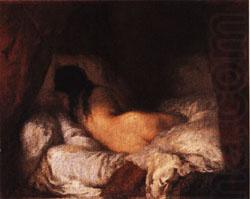 Reclining Nude, Jean Francois Millet